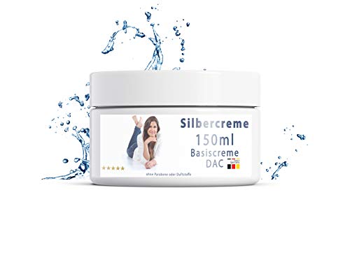 Silbercreme Kolloidales Silber 100PPM Silber Creme - 150 ml - Akne Creme Anti Pickel Creme...