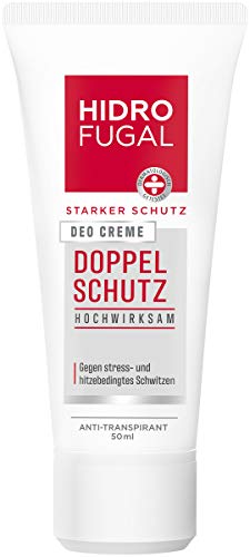 Hidrofugal Doppel Schutz Deo Creme (50 ml), starker Anti-Transpirant Schutz gegen stress- und...