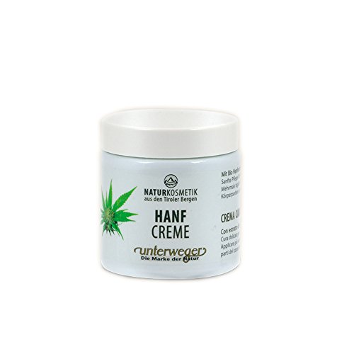 Unterweger HANF CREME für anspruchsvolle und empfindliche Haut 100 ml – NATURKOSMETIK mit reinem...