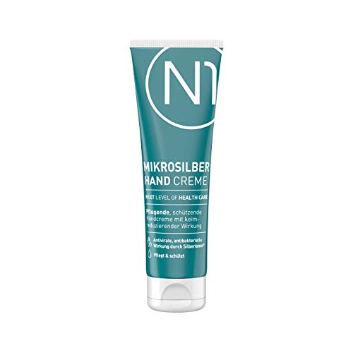 N1 MIKROSILBER HAND CREME - 50 ml - Schutz & Pflege - antiviral, antibakteriell, desinfizierend -...