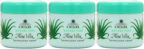 THREE PACKS of Cyclax Aloe Vera Revitalising Cream 300ml by Cyclax