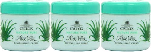 THREE PACKS of Cyclax Aloe Vera Revitalising Cream 300ml by Cyclax