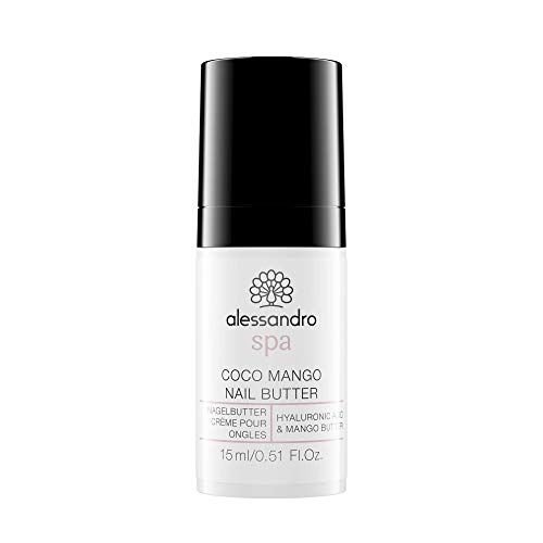 Spa Coco Mango Nail Butter - Feuchtigkeitsspendende Nagelbutter / Nagelcreme mit Hyaluronsäure, 15...