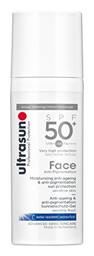 Ultrasun Face Anti-Pigment. SPF50+ Anti-Aging Sonnenschutz-Gel, 1er Pack (1 x 50 ml)
