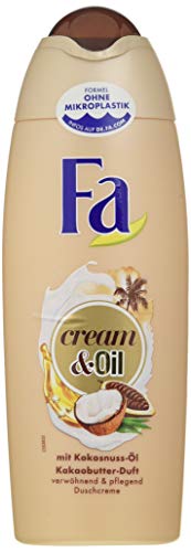 FA Duschcreme Cream & Oil mit Kokosnuss-Öl und Kakaobutter-Duft, 6er Pack (6 x 250 ml)