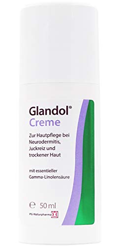 Glandol Creme, 50ml, Neurodermitis Creme (Psoriasis) - Neurodermitis Behandlung - Neurodermitis...