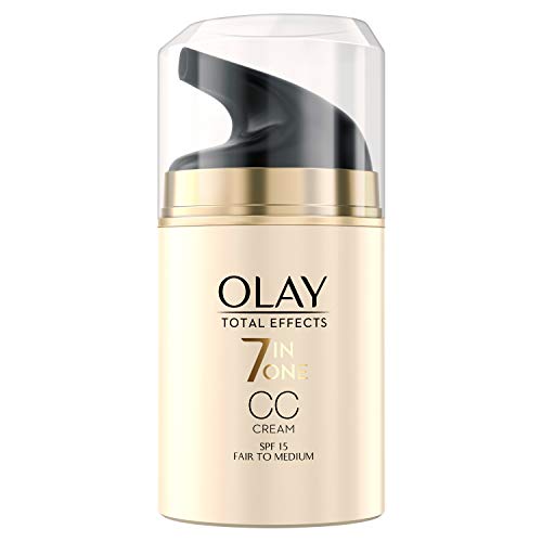 Olay Total Effects 7-in-1 CC Feuchtigkeitscreme Mit LSF 15 Für Frauen, Helle Bis Mittlere Hauttypen...