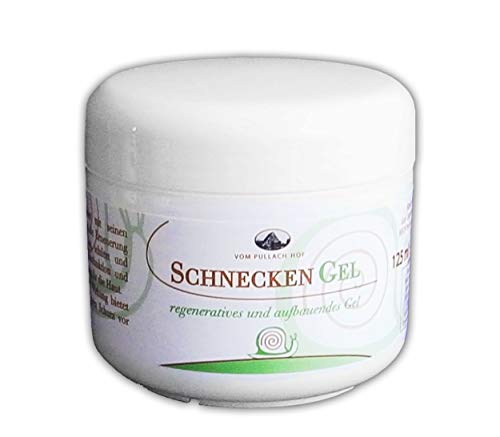SCHNECKEN-GEL 125ml Schneckengel Hautcreme Creme Balsam Lotion Schneckenschleim Anti Aging Akne 40