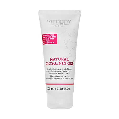 Vitabay Natural Diosgenin Gel 100 ml • Vaginal Creme • 80% Yamswurzel Extrakt • 64% Diosgenin...