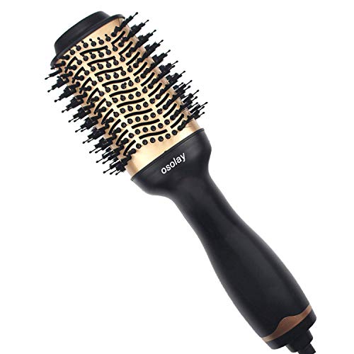 Haartrockner Warmluftbürste Stylingbürsten, professioneller Haartrockner und Lockenstab 3 in 1...