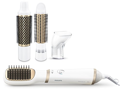 Philips Airstyler HP8663/00, Warmluftbürste inkl. Rundbürste - Natürliches Stylen, Föhnen,...
