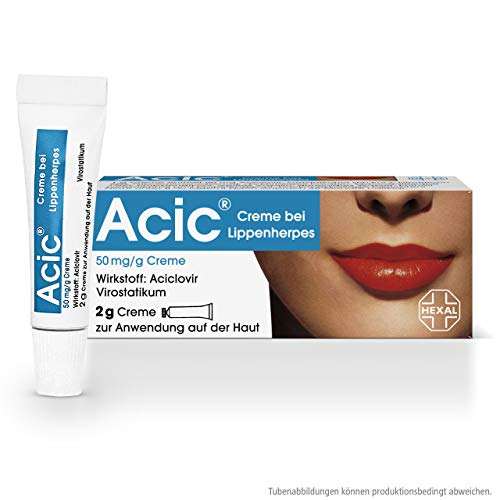 Acic Creme bei Lippenherpes, 2 g Creme