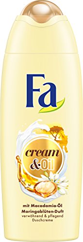 FA Duschcreme Cream & Oil mit Macadamia-Öl und Moringablüten-Duft, 6er Pack (6 x 250 ml)