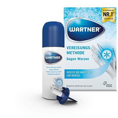 WARTNER Vereisung gegen Warzen und Fußwarzen (Spray zur Entfernung von Warzen, Warzen-Kryotherapie...