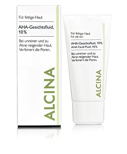 Alcina - AHA-Fluid 10% für fettige bis Mischhaut AHA-Fluid 10% - für fettige bis Mischhaut - 50 ml