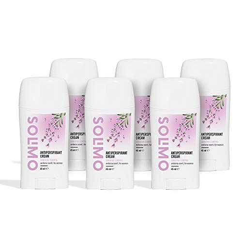 Amazon-Marke: Solimo Antitranspirant-Creme- Deo Stick für Damen für sensiblen Schutz mit...