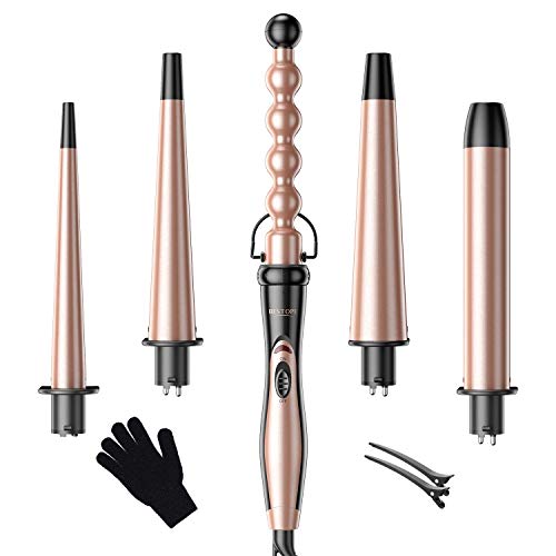 Lockenstab Set BESTOPE Curling Iron Keramikbeschichtung Lockenstäbe Multifunktions 5 in 1...