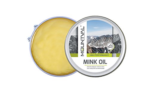Mountval Mink Oil – Nerzöl/Lederöl & hochwertiges Lederfett/Schuhfett – Leder Öl Pflege,...