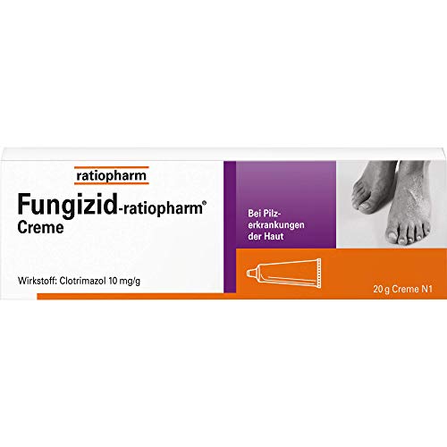Fungizid-ratiopharm Creme bei Pilzerkrankungen der Haut, 20 g Creme