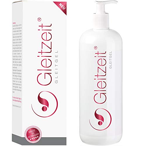 Gleitzeit® Gleitgel Wasserbasis PREMIUM 1 Liter Langzeit-Spaß Gleitmittel sensitiv