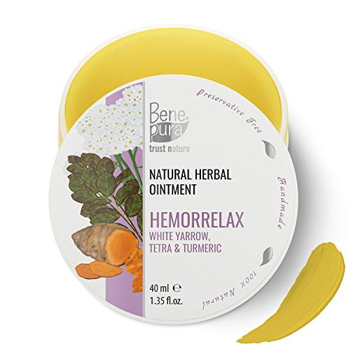 BenePura Hämorrelax 100% natürliche Kräutersalbe 40 ml Weiße Schafgarbe Tetra und Kurkuma Wirkt...
