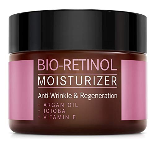 BIO-Retinol Creme - 2,5% Retinol Anti-Aging Formel mit Vitamin E, Jojoba und Magnolienextrakt -...
