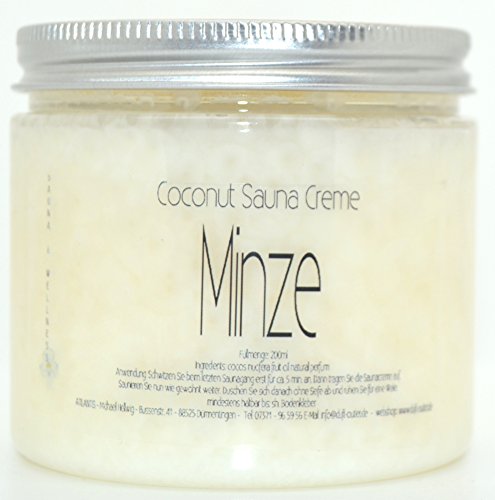 MINZE 200ml Coconut Sauna Creme-Saunacreme-Pflegecreme-Pflege Creme-Saunapflege-Kokosöl-Kokos Öl-...