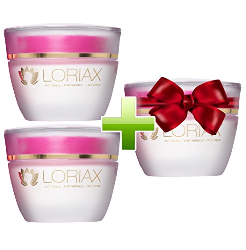 Loriax - Anti-Aging-Creme und Anti-Falten-Mittel | Kaufe 2 Dosen und erhalte 1 gratis dazu (3...