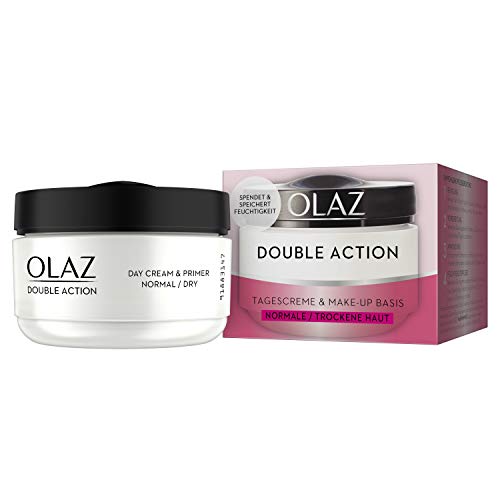 Olaz Double Action Tagescreme und Make-up Basis Feuchtigkeitspflege, 50 ml