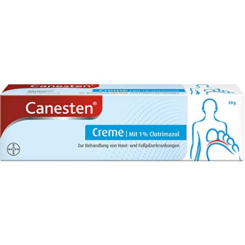 Canesten Creme gegen Haut- und Fußpilz 50g mit 1% Clotrimazol