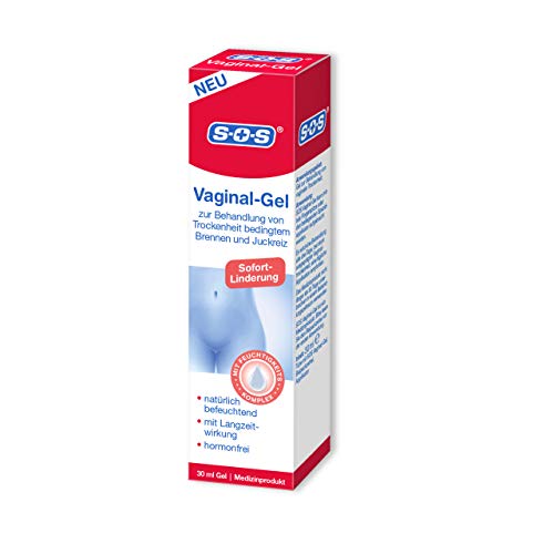 SOS Vaginal-Gel, zur Behandlung von Trockenheit bedingtem Brennen und Juckreiz, Linderung bei...