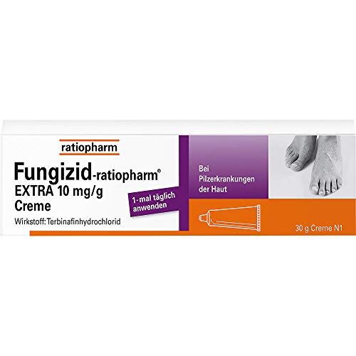Fungizid-ratiopharm Extra Creme bei Pilzerkrankungen der Haut, 30 g Creme