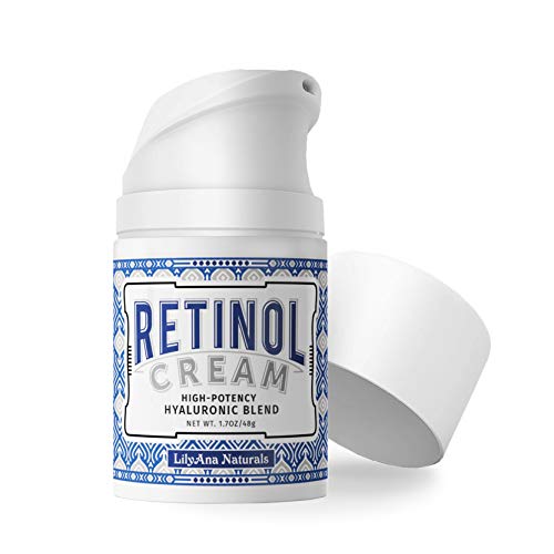 Retinol Cream Moisturizer for Face and Eyes, Use Day and Night - for Anti Aging, Acne, Wrinkles -...
