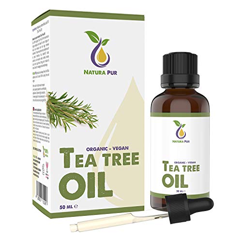 Teebaumöl BIO 50ml mit Pipette - 100% naturreines ätherisches Öl aus Australien, vegan - zur...