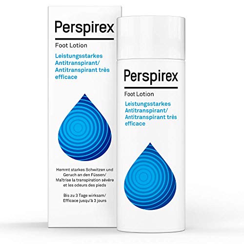 Perspirex Anti Schweiß Antitranspirant Hand und Fußdeo gegen starkes Schwitzen – Fußcreme für...