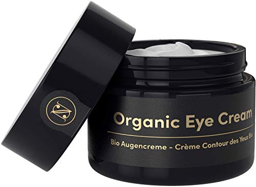 Straffende BIO Augencreme gegen Falten und Augenringe 30ml - Anti Falten Creme mit Arganöl...