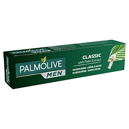 Palmolive Men Rasiercreme Classic mit Palm Extrakt, 1 x 100 ml - pflegender Rasierschaum für...