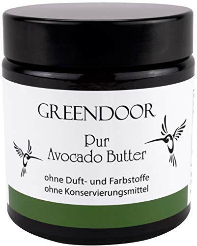 PUR Avocadobutter 120ml, rein, nur physikalisch raffiniert, vegan, incl Kosmetikspatel,...