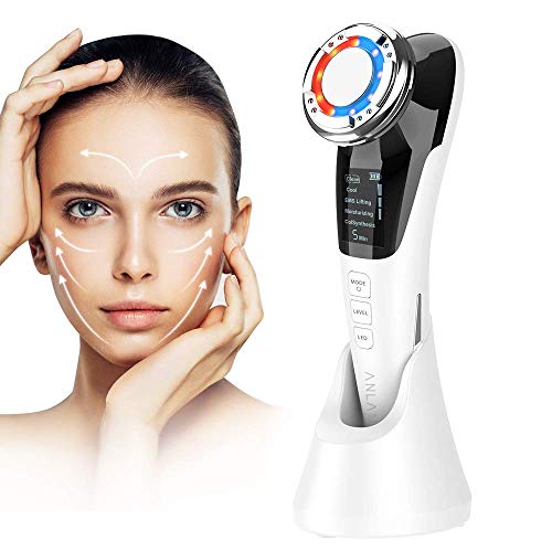 Kosmetisches Ultraschallgerät Faltenentferner Gesichtsmassage Mit ION- Und Photon Funktion...