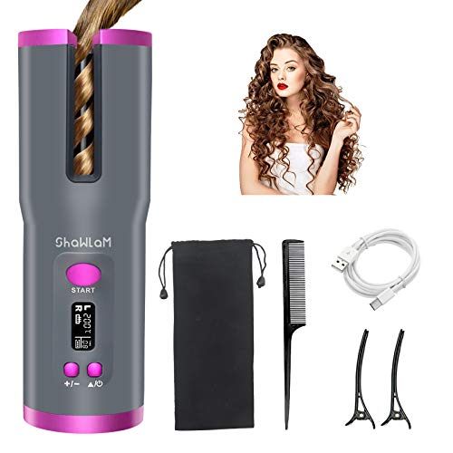 Automatischer Lockenstab, Auto Multifunktionaler Lockenwickler Air Curler Curl mit 6 Temperatur- und...