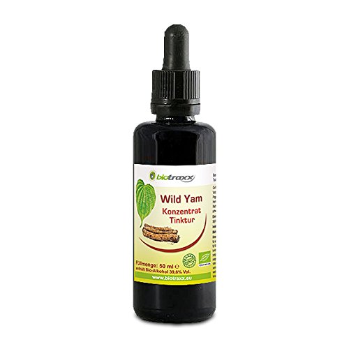 Biotraxx Wild Yam Tinktur 3-fach konzentriert aus der Yamswurzel - Wechseljahre PMS - Konzentrat 50...