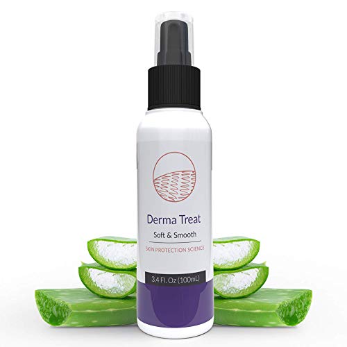 Neurodermitis & Schuppenflechte bekämpfen mit DERMA TREAT I Magnesium spray, Aloe Vera & Omega 3...