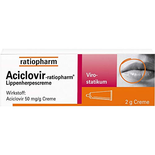 Aciclovir-ratiopharm Lippenherpescreme, 2 g
