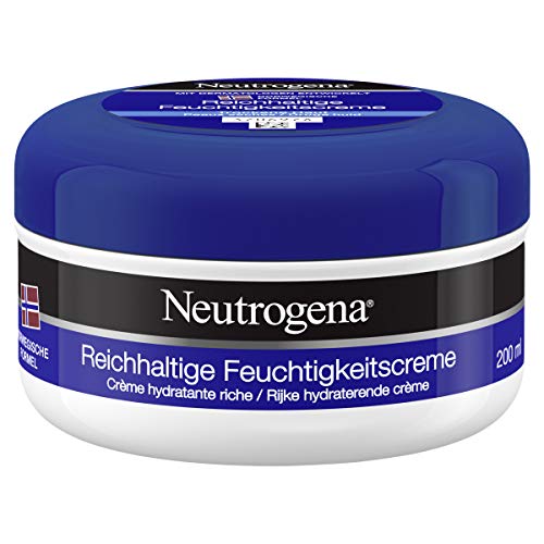 Neutrogena Norwegische Formel Feuchtigkeitscreme, mit Vitamin E, für trockene Haut, 200ml