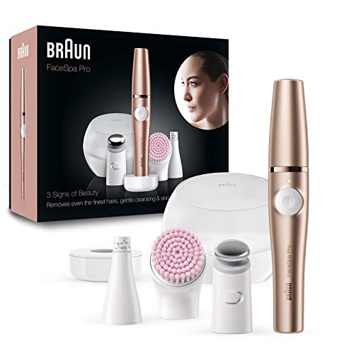 Braun FaceSpa Pro SE921, All-in-One Beauty-Gerät zur Gesichts-Epilation, inkl. Gesichtsepilierer,...