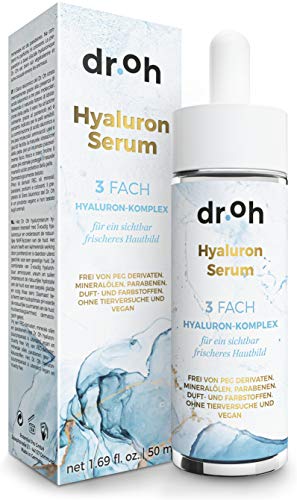 InStyle FAVORIT 06/2020* Hyaluron Serum Hochkonzentriert – Vegane Inhaltsstoffe mit...