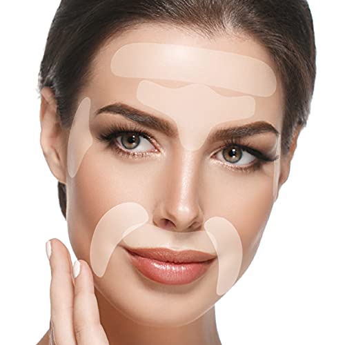 Facial Patches Anti Aging - 165 Gesichts Antifaltenpflaster: Stirn Falten Pads, Augenfältchen...