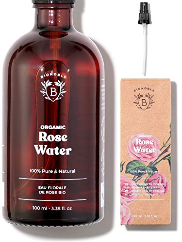 ROSENWASSER BIO | Hydrolat aus Damaszener-Rosen 100% Rein & Natürlich | Ohne Alkoholzusatz, Ohne...
