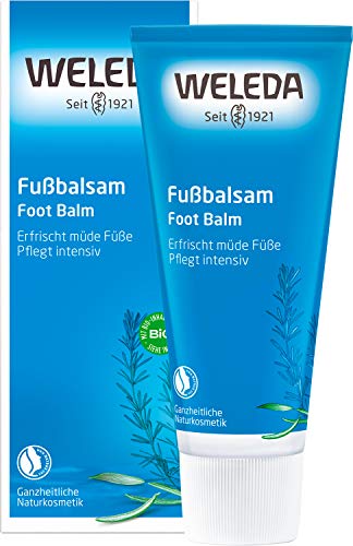 WELEDA Fußbalsam, Naturkosmetik Fußpflege zur Vorbeugung und Behandlung von Hornhaut, Fußcreme...