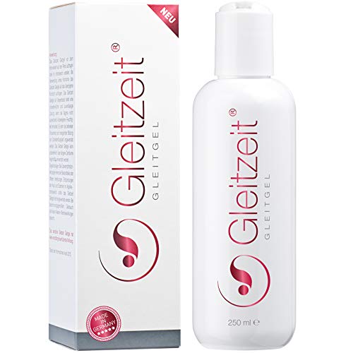 Gleitzeit® Gleitgel Wasserbasis PREMIUM (250ml) XXL Langzeit-Spaß Gleitmittel Und Intimgel...